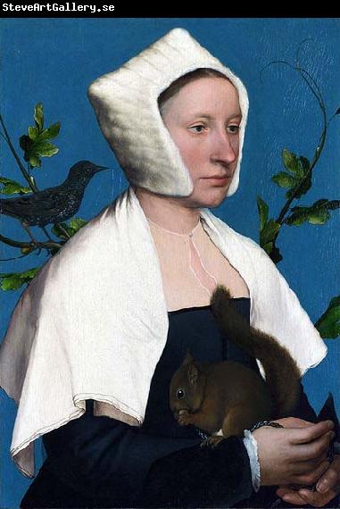 Hans holbein the younger Lady with a Squirrel